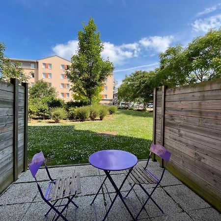 Acajou, Studio Avec Terrasse Et Parking Prive 캉 외부 사진